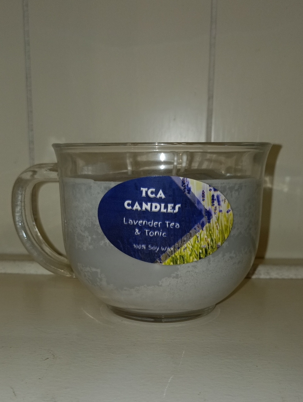 Lavender Tea & Tonic Soy Candle - Gray